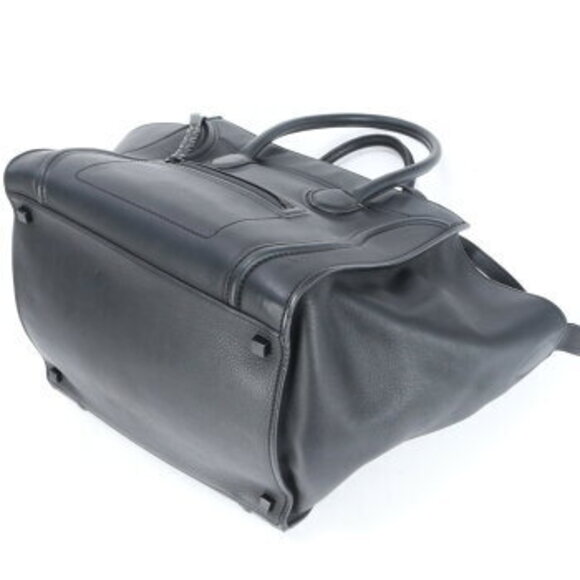 Celine Luggage Phantom leather Shoulder Bag Tote black - Picture 7 of 11